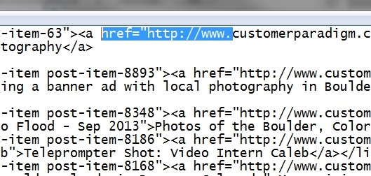 Highlight code snippet