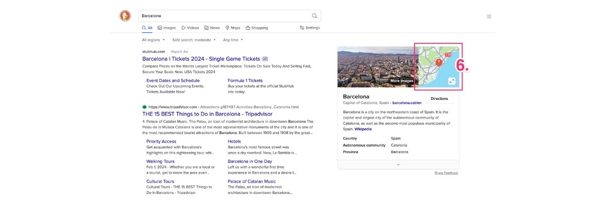 DuckDuckGo Map