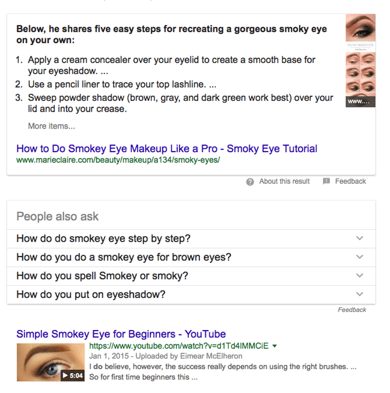Screenshot with a Direct answer containing images.