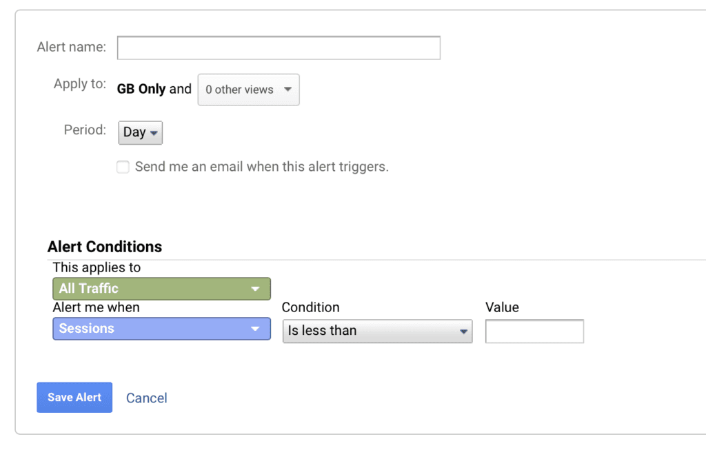 google Custom Alerts 