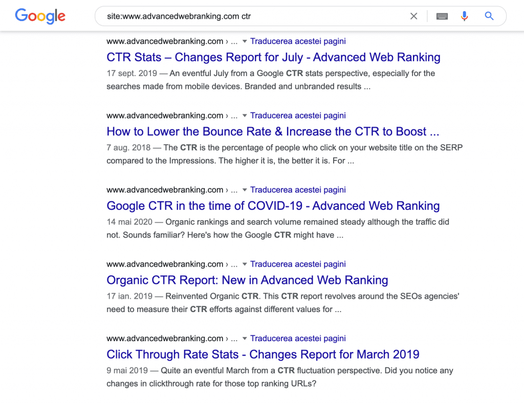 google search