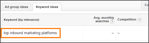 keyword-planner