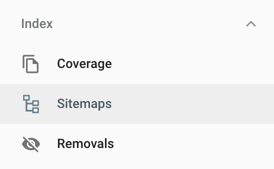 GSC Sitemaps section