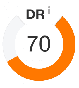Domain rating icon from ahrefs.