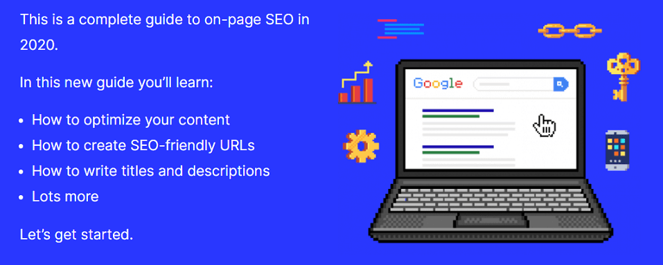 Screenshot of compelling article intro