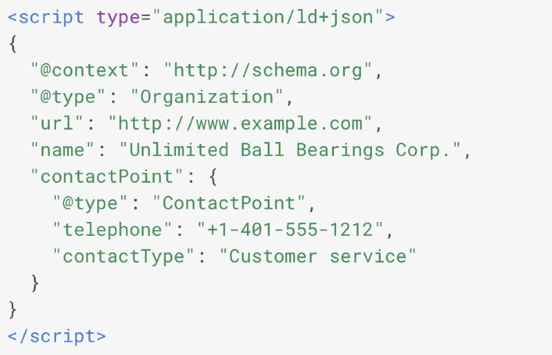 Structured data, structured data script.