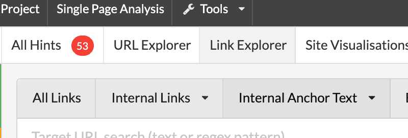 explorer tab