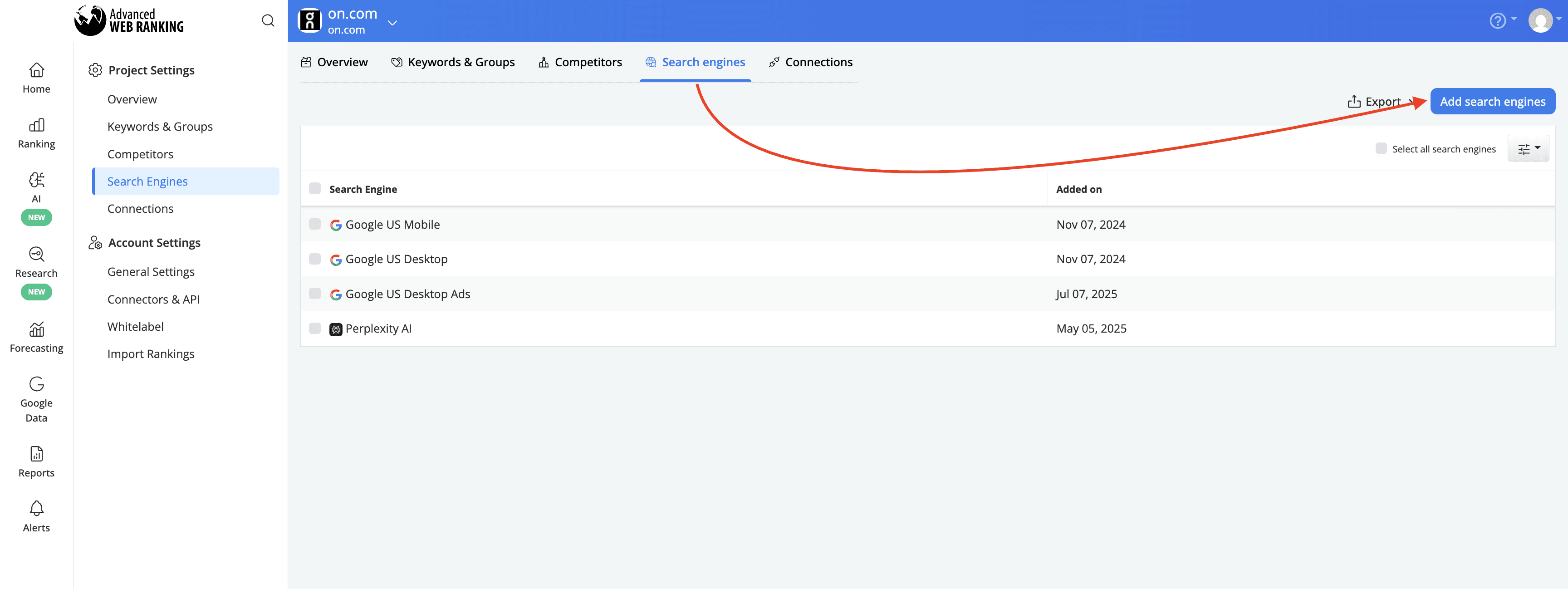 how-to-add-chatgpt-search-engine-for-tracking-from-project-settings-in-advanced-web-ranking